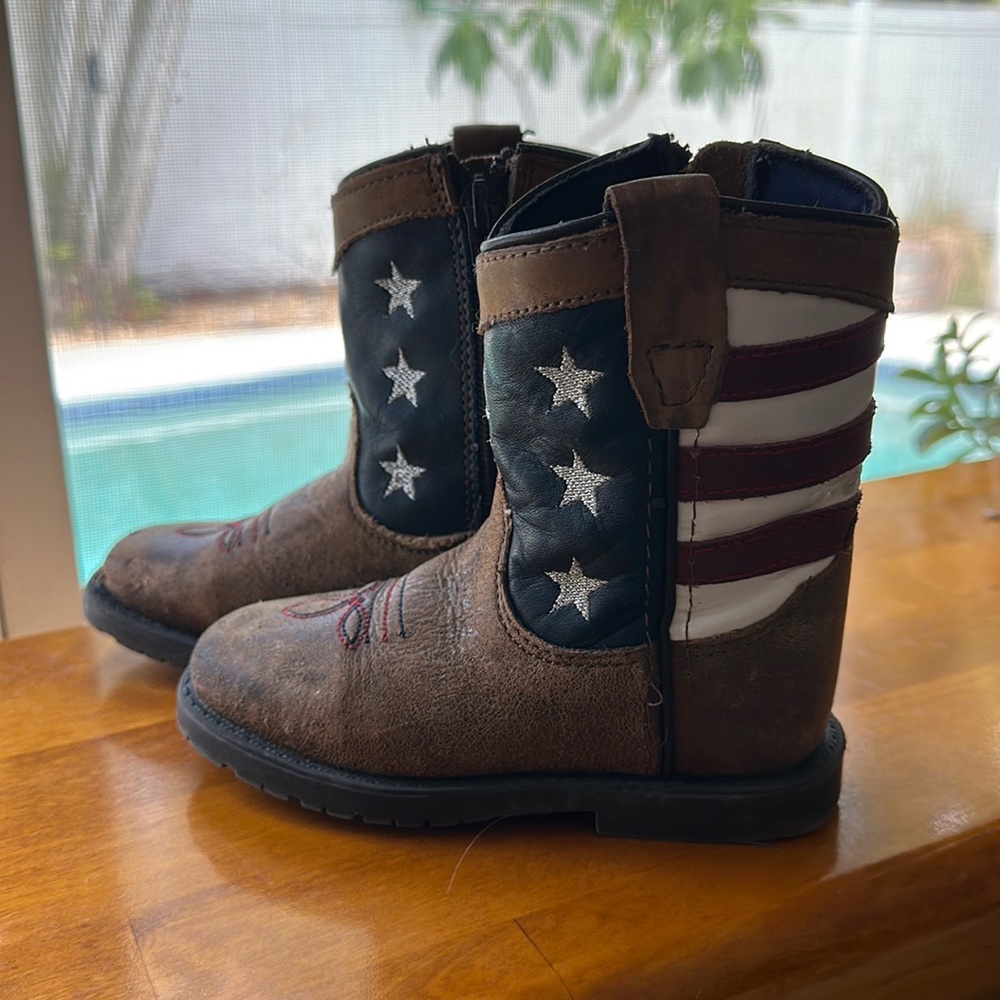 Toddler Smoky Mountain Leather Boots Sz 8
